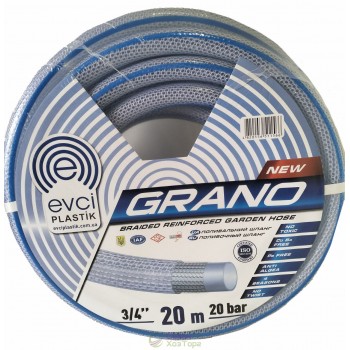 Шланг EVCI PLASTIK Grano 4-слойный усиленный 3/4" бухта 20м
